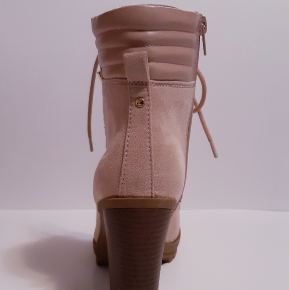 Guess Factory Garyn Heeled Combat Booties - Picture 4 of 7